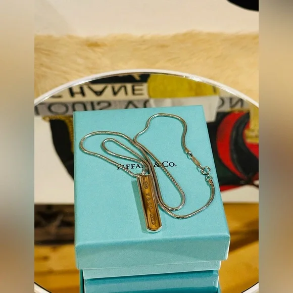 🔥 Tiffany & Co. Necklace 925 Sterling Silver w/ Box Size 18” - Picture 6 of 10